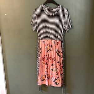 Mid length patterned dress